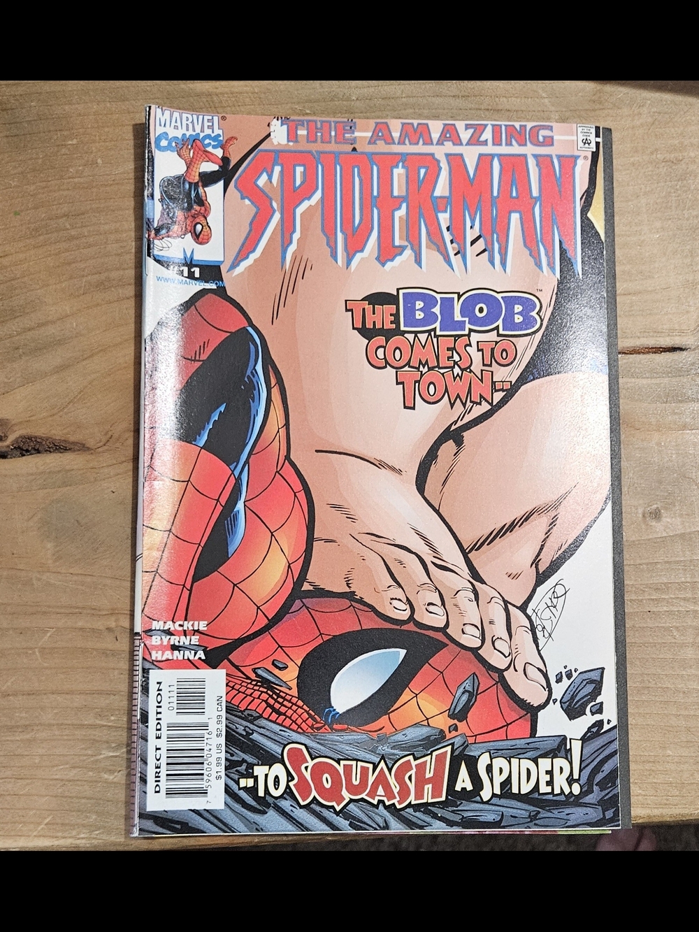 1999 Marvel Comics The Amazing Spider-Man #11 The Blob Comes To Town NM